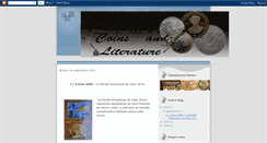 Desktop Screenshot of coinsandliterature.blogspot.com