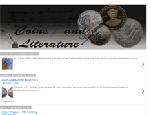 Tablet Screenshot of coinsandliterature.blogspot.com