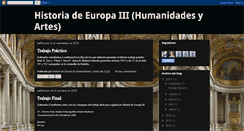 Desktop Screenshot of europa3humanidades.blogspot.com