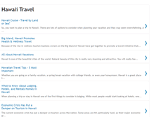 Tablet Screenshot of hawaii-travel-today.blogspot.com