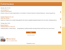 Tablet Screenshot of extreme-java.blogspot.com