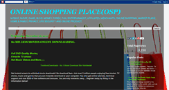 Desktop Screenshot of onlineshoppingplaceosp.blogspot.com