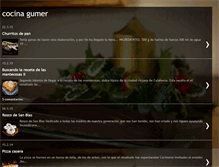 Tablet Screenshot of lascosasdegumercocina.blogspot.com