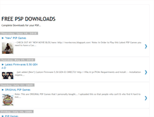 Tablet Screenshot of freedownloads4psp.blogspot.com