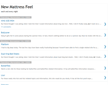 Tablet Screenshot of new-mattress-feel.blogspot.com