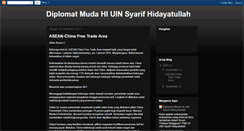 Desktop Screenshot of diplomatmudahiuinsyarifhidayatullah.blogspot.com