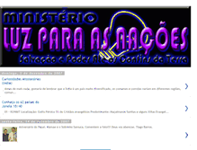 Tablet Screenshot of ministerioluzparaasnacoes.blogspot.com