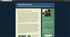 Desktop Screenshot of globalmissionproject.blogspot.com