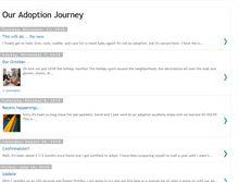 Tablet Screenshot of ouradoptionquest.blogspot.com