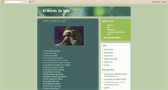 Desktop Screenshot of el-mundo-de-tete.blogspot.com