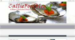 Desktop Screenshot of calliefoodblog.blogspot.com