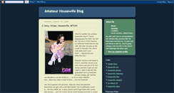 Desktop Screenshot of amateurhousewife.blogspot.com