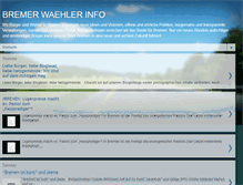 Tablet Screenshot of bremer-wahl-2011.blogspot.com