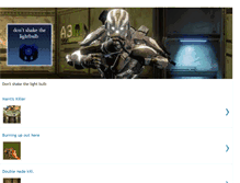 Tablet Screenshot of dontshakethelightbulb.blogspot.com
