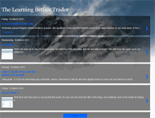Tablet Screenshot of learningbetfairtrader.blogspot.com