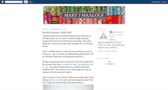 Desktop Screenshot of maryjmaalouf.blogspot.com