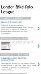 Mobile Screenshot of londonbikepololeague.blogspot.com