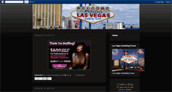 Desktop Screenshot of lasvegasgamblingforum.blogspot.com