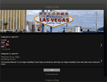 Tablet Screenshot of lasvegasgamblingforum.blogspot.com