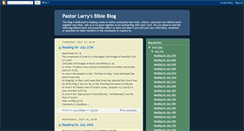 Desktop Screenshot of klinkerld-pastorlarrysbible.blogspot.com