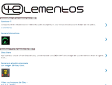 Tablet Screenshot of 4elementosweb.blogspot.com