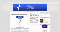 Desktop Screenshot of linhaseletrasweb.blogspot.com