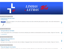 Tablet Screenshot of linhaseletrasweb.blogspot.com