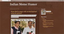 Desktop Screenshot of indianmemehumor.blogspot.com