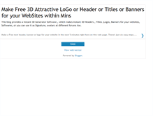 Tablet Screenshot of free3dlogo.blogspot.com