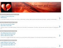 Tablet Screenshot of breakupadviceformenandwomen.blogspot.com