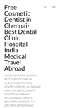 Mobile Screenshot of dentistchennai-india.blogspot.com
