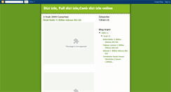 Desktop Screenshot of diziizlenir.blogspot.com