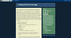 Desktop Screenshot of cookingwithfarmfresheggs.blogspot.com