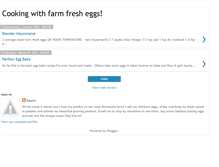 Tablet Screenshot of cookingwithfarmfresheggs.blogspot.com