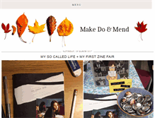 Tablet Screenshot of makedo-and-mend.blogspot.com
