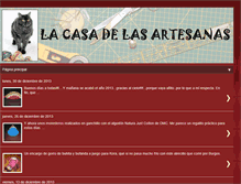 Tablet Screenshot of lacasadelasartesanas.blogspot.com