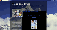 Desktop Screenshot of healerhealthyself.blogspot.com