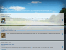 Tablet Screenshot of contemporarykarma.blogspot.com
