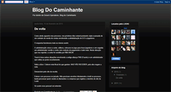 Desktop Screenshot of caminhante-do.blogspot.com