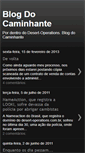 Mobile Screenshot of caminhante-do.blogspot.com