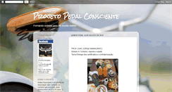 Desktop Screenshot of pedalconsciente.blogspot.com