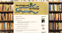 Desktop Screenshot of meetingbrook.blogspot.com