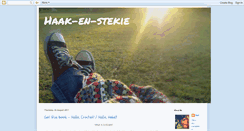 Desktop Screenshot of haak-en-stekie.blogspot.com