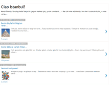 Tablet Screenshot of ciaoistanbul.blogspot.com