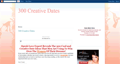 Desktop Screenshot of 300creativedatestoday.blogspot.com