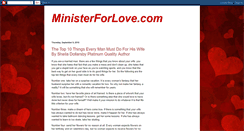 Desktop Screenshot of ministerforlove.blogspot.com