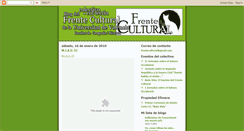 Desktop Screenshot of frentecultural.blogspot.com