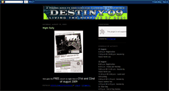 Desktop Screenshot of destinyconference.blogspot.com