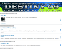Tablet Screenshot of destinyconference.blogspot.com