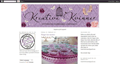 Desktop Screenshot of kreativekvinner.blogspot.com